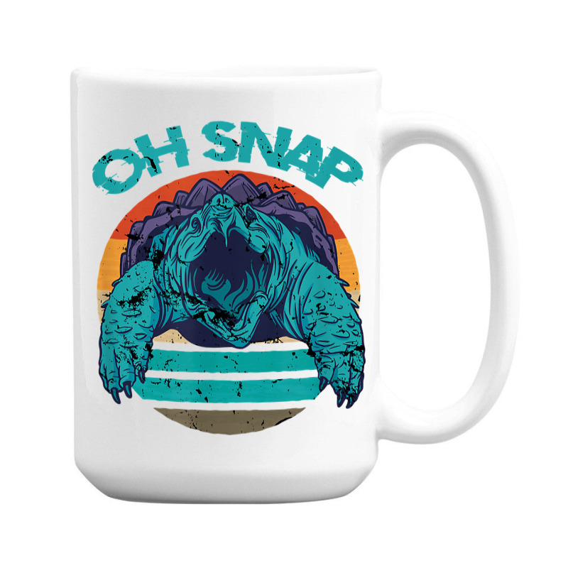 Alligator Snapping Turtle Men Women Shirt Snap 15 Oz Coffee Mug | Artistshot