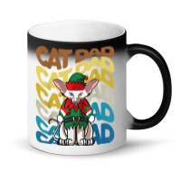 Mens Retro Vintage Cats Oriental Shorthair Cat Dad Christmas T Shirt Magic Mug | Artistshot