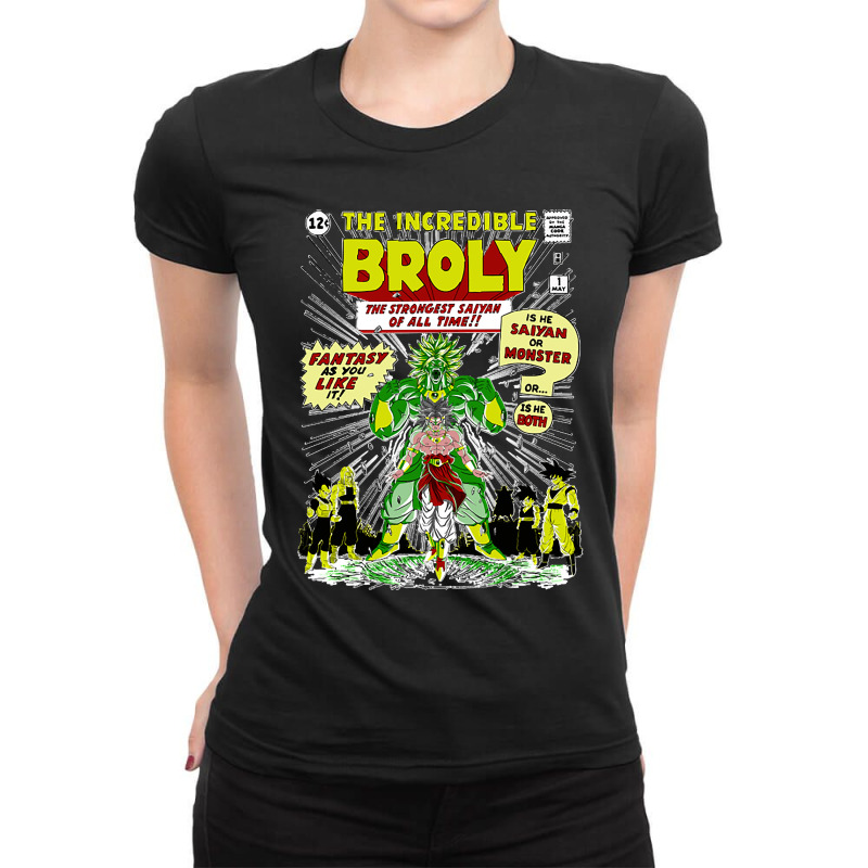 The Incredible Broly Ladies Fitted T-Shirt by cm-arts | Artistshot