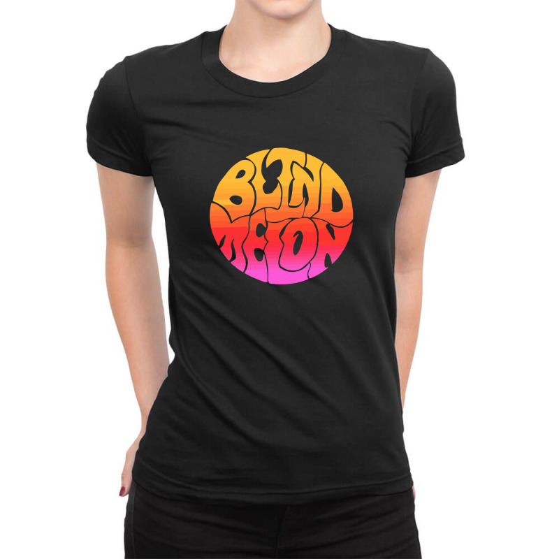 Blind Music Melon Ladies Fitted T-Shirt by cm-arts | Artistshot