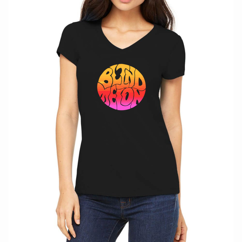 Blind Music Melon Women's V-Neck T-Shirt by cm-arts | Artistshot