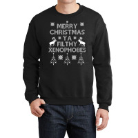 Merry Christmas Ya Filthy Xenophobes Shirt. Progressive Tee. Crewneck Sweatshirt | Artistshot