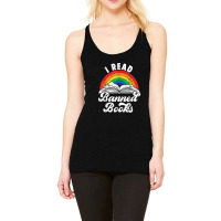 I Read Banned Books Vintage Literature Rainbow Reading Racerback Tank | Artistshot