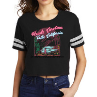 Heads Carolina Tail California Western Summer Beach Paradise Gift Scorecard Crop Tee | Artistshot