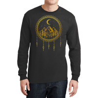 Minimal Mountain Art Dreamcatcher For Hiker T Shirt Long Sleeve Shirts | Artistshot