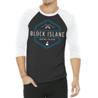 Block Island Rhode Island Beach Graphic Sweatshirt 3/4 Sleeve Shirt | Artistshot