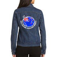 New Zealand Auckland Lds Mission Proud Mormon Missionary T Shirt Ladies Denim Jacket | Artistshot