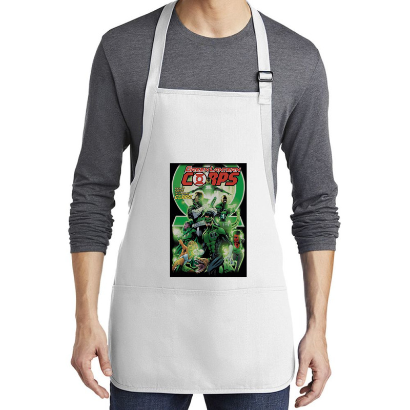 Green Lantern, Gl Corps Medium-length Apron | Artistshot