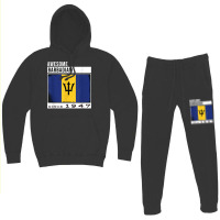 Awesome Barbadian Since 1947   Barbadian 75th Birthday T Shirt Hoodie & Jogger Set | Artistshot