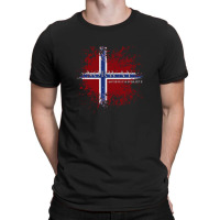 Norway Vintage Grunge Flag T-shirt | Artistshot