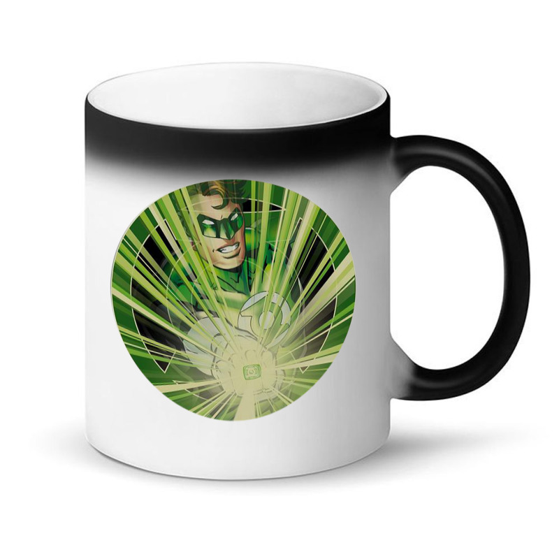 Green Lantern, Light Em Up, Magic Mug | Artistshot