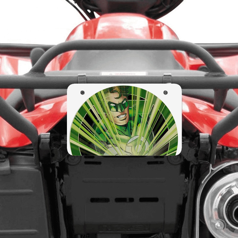 Green Lantern, Light Em Up, Atv License Plate | Artistshot