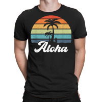 Aloha Hawaii Hawaiian Island Shirt Palm Beach Surfboard Surf T Shirt T-shirt | Artistshot