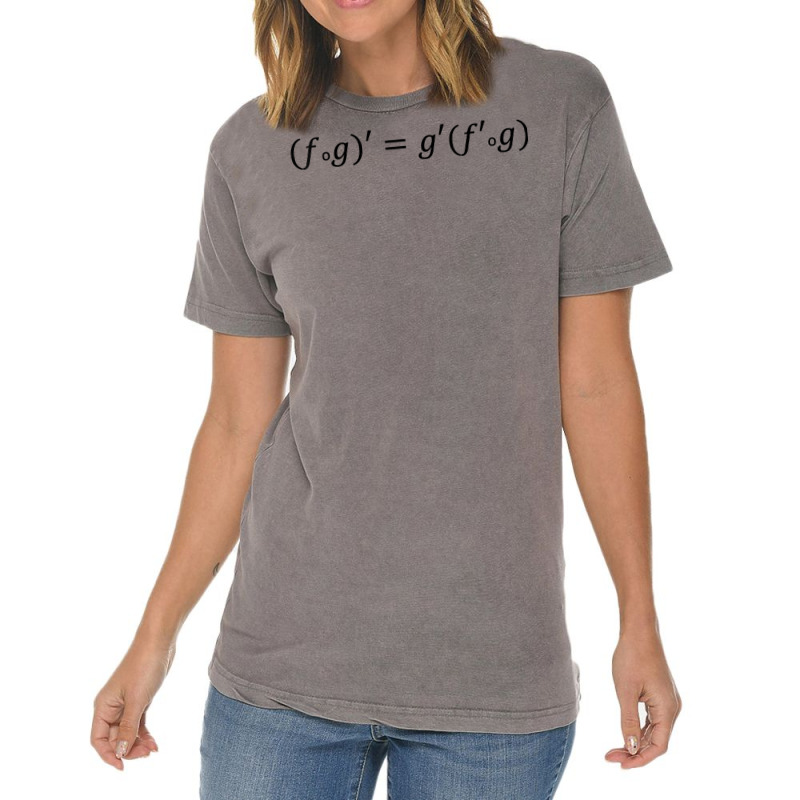 Derivative Of The Composition Of Functions, Math And Science T Shirt Vintage T-Shirt by cm-arts | Artistshot