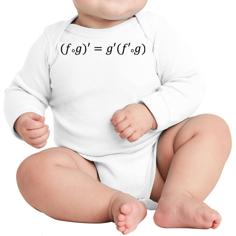 Derivative Of The Composition Of Functions, Math And Science T Shirt Long Sleeve Baby Bodysuit by cm-arts | Artistshot