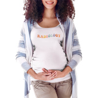 Groovy Radiology Crewneck For Xray Technologist T Shirt Maternity Scoop Neck T-shirt | Artistshot