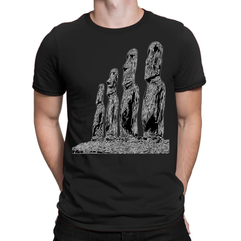 Easter Island Moai Statue Monolith World Mystery T-shirt | Artistshot