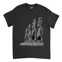 Easter Island Moai Statue Monolith World Mystery Classic T-shirt | Artistshot