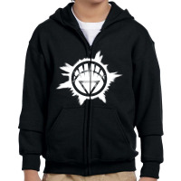 Green Lantern, White Glow, Youth Zipper Hoodie | Artistshot