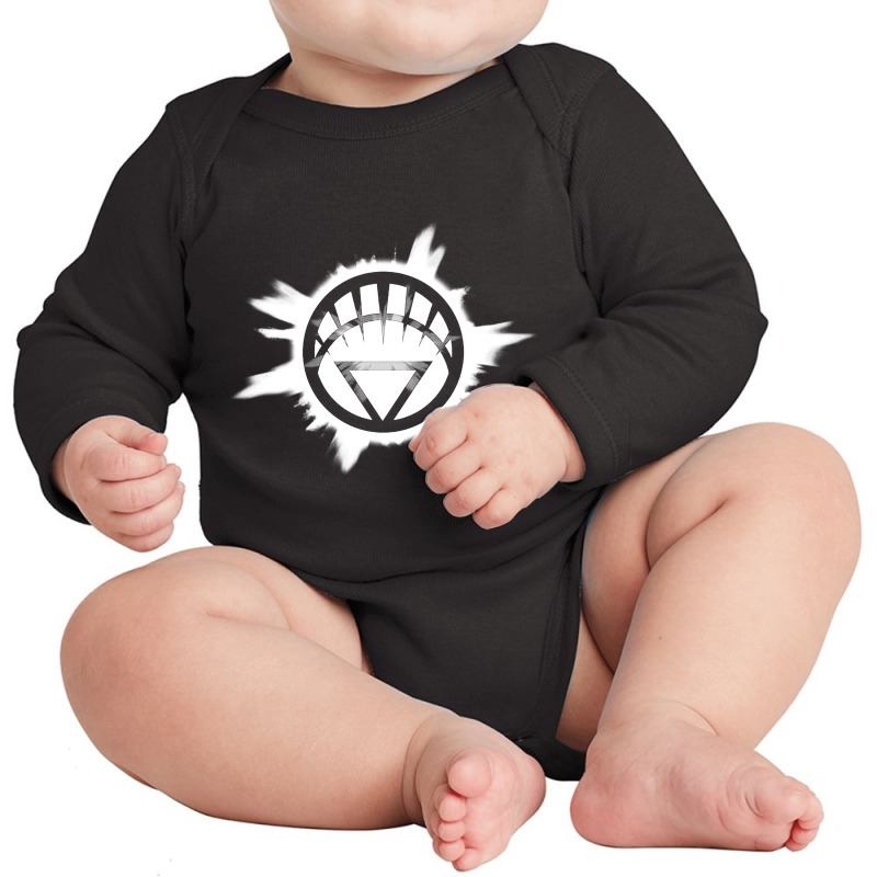 Green Lantern, White Glow, Long Sleeve Baby Bodysuit | Artistshot