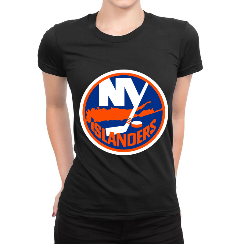 Ny Islanders Ladies Fitted T-Shirt by cm-arts | Artistshot