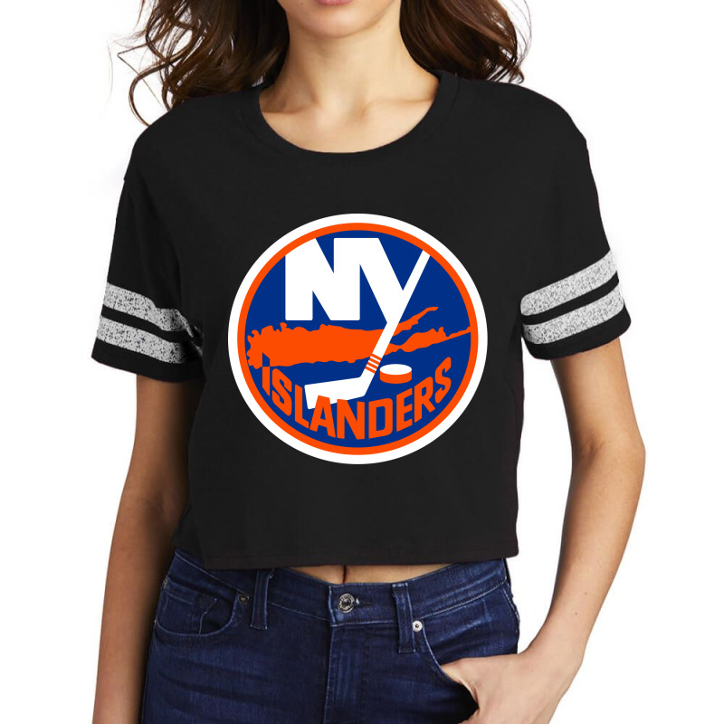 Ny Islanders Scorecard Crop Tee by cm-arts | Artistshot