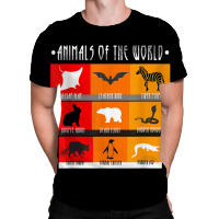 Animals Of The World All Over Men's T-shirt | Artistshot