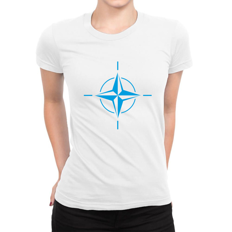 Nato Otan Flag Ladies Fitted T-Shirt by cm-arts | Artistshot