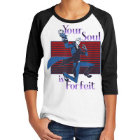 The Legend Of Vox Machina Percy Your Soul Is Forfeit T Shirt Youth 3/4 Sleeve | Artistshot