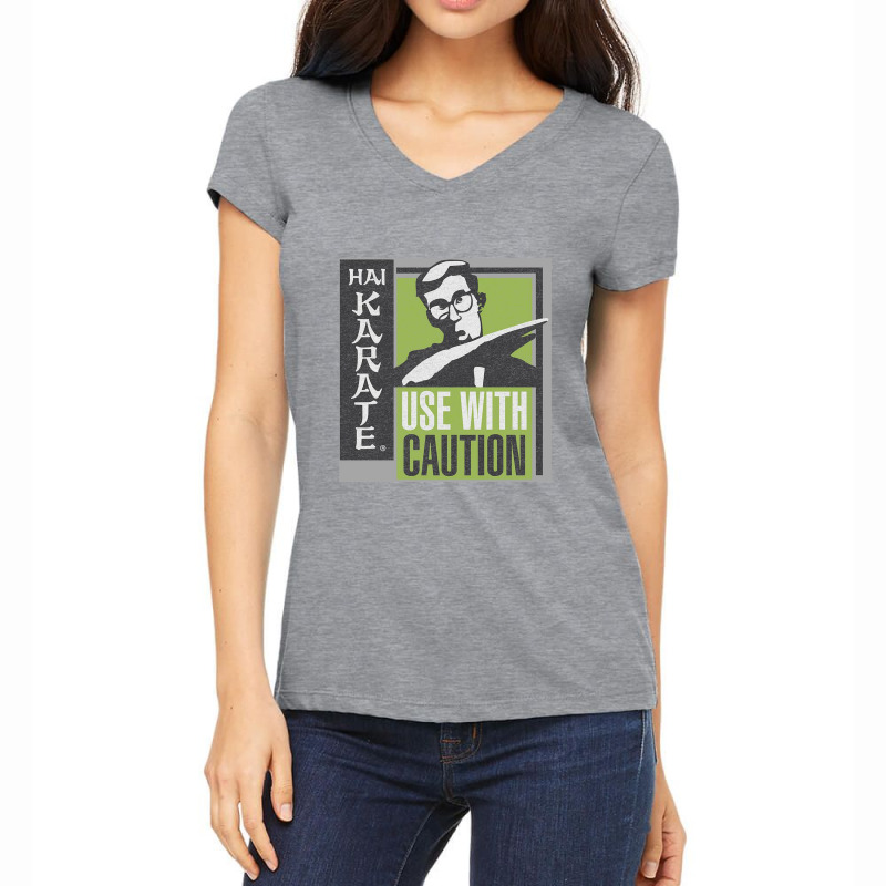 Hai Karate, Karate Chop Women's V-Neck T-Shirt by dzikawa | Artistshot