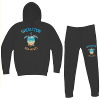 Jcombs Galveston Island, Tx, Sea Turtle And Beach Hoodie & Jogger Set | Artistshot