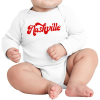 Nashville Retro Long Sleeve Baby Bodysuit | Artistshot