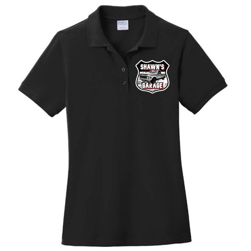 Garage Classic Car Truck Ladies Polo Shirt by Barbara Apparel | Artistshot