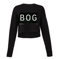 Bog Bogota Colombia South American Retro Travel Airport Code Premium T Cropped Sweater | Artistshot