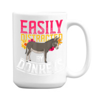 Funny Farm Animal Lover Gift Donkey 15 Oz Coffee Mug | Artistshot