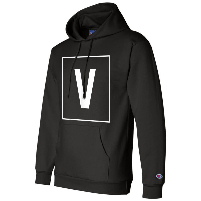 Capital Letter V T Shirt Champion Hoodie by cm-arts | Artistshot