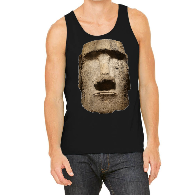 Easter Island Moai Statue Monolith World Mystery Tank Top | Artistshot