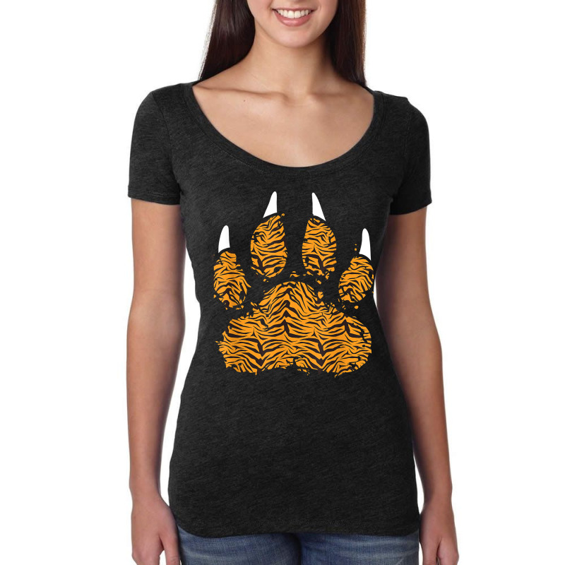 Tiger Paw   Zookeeper Zoologist Zoo Safari Wild Animal Lover T Shirt Women's Triblend Scoop T-shirt by cm-arts | Artistshot