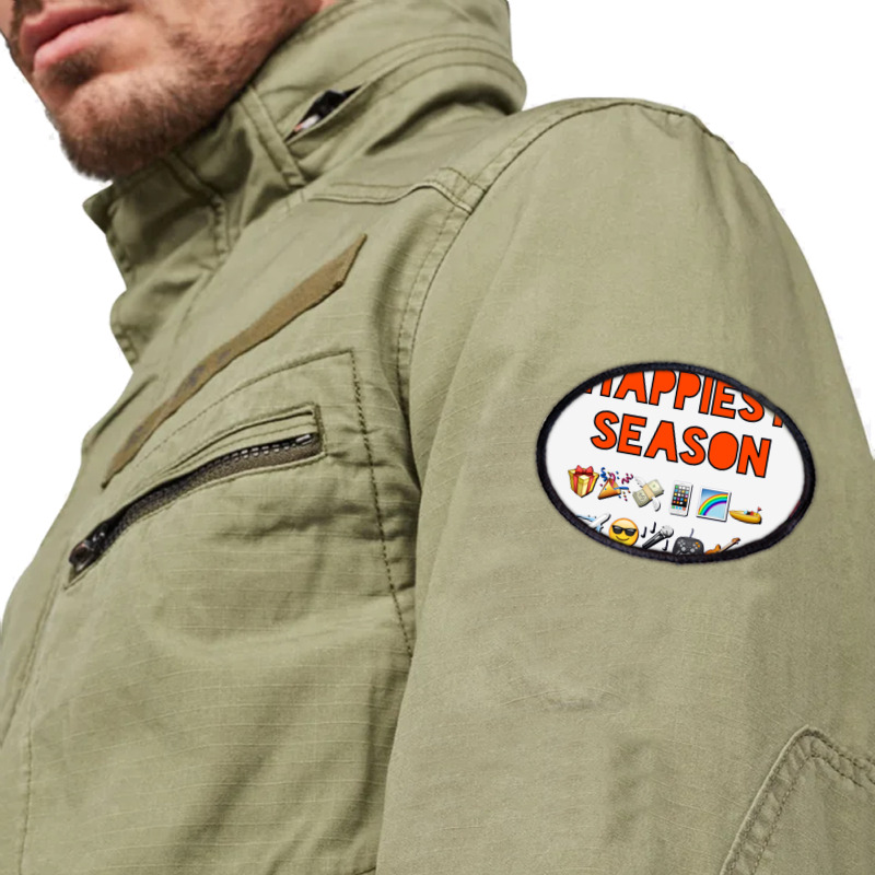 Happiest Season Start, Happiest Season Oval Patch | Artistshot