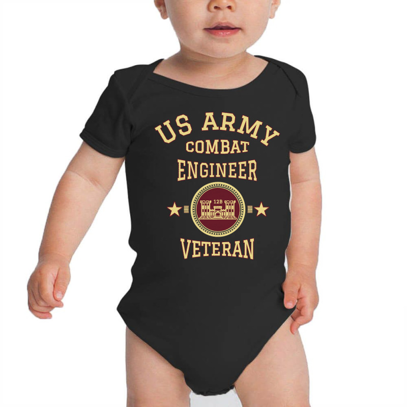 Us Army Combat Engineer Combat Engineer Veteran Gift Pullover Hoodie Baby Bodysuit by voigterannen | Artistshot