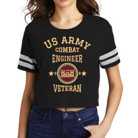 Us Army Combat Engineer Combat Engineer Veteran Gift Pullover Hoodie Scorecard Crop Tee | Artistshot