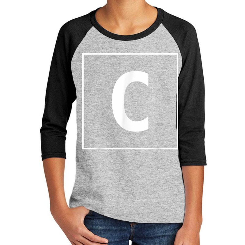 Capital Letter C T Shirt Youth 3/4 Sleeve by cm-arts | Artistshot