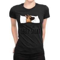 Official Sleep Shirt Malinois Dog T Shirt Ladies Fitted T-shirt | Artistshot