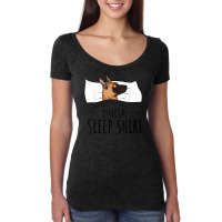 Official Sleep Shirt Malinois Dog T Shirt Women's Triblend Scoop T-shirt | Artistshot