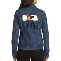 Official Sleep Shirt Malinois Dog T Shirt Ladies Denim Jacket | Artistshot