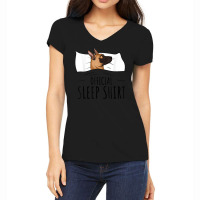 Official Sleep Shirt Malinois Dog T Shirt Women's V-neck T-shirt | Artistshot