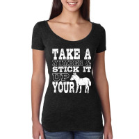 Donkey Show Shirts  Stick It Up Your Donkey Funny Gift Joke Women's Triblend Scoop T-shirt | Artistshot