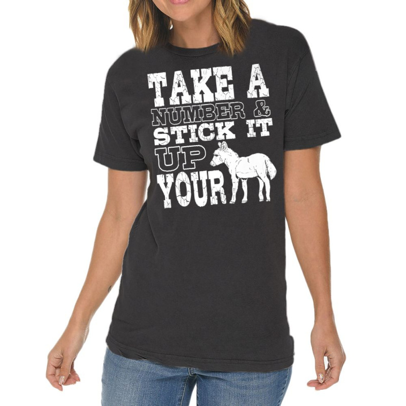 Donkey Show Shirts  Stick It Up Your Donkey Funny Gift Joke Vintage T-Shirt by cm-arts | Artistshot