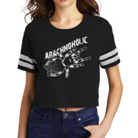 Arachnoholic Tarantula Tarantula Terrarium Arachnophobia Scorecard Crop Tee | Artistshot