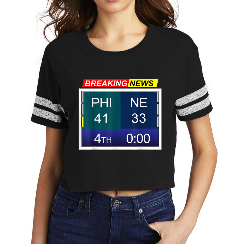 Ne 33 Phi 41 Final Score T Shirt Scorecard Crop Tee by cm-arts | Artistshot